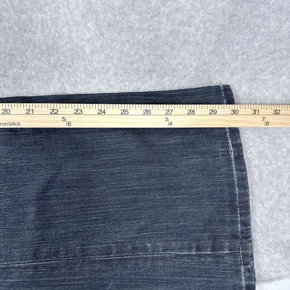 BKE Bootcut Jeans Womens 31x31.5 Blue Curvy Culture Western Stretch Whiskered - Picture 12 of 13